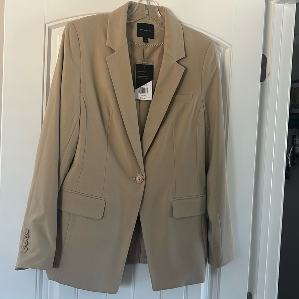 The Limited size 12 beige blazer NWT